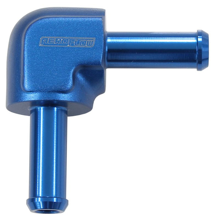 90° Barb To Barb Hose Joiner - Blue AF843-05