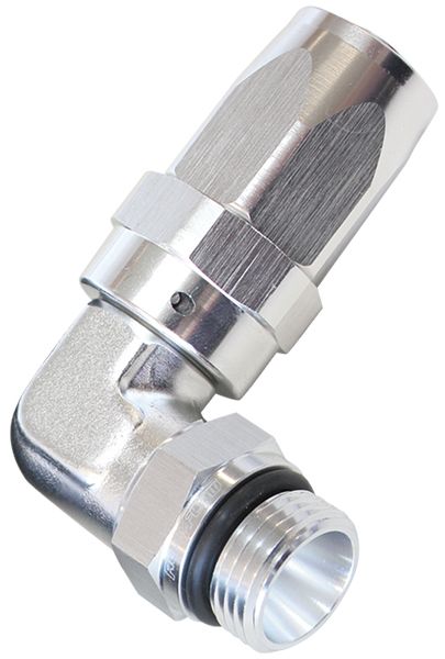 -6ORB Taper Swivel 90° Hose End To -8AN Hose AF849-08-06S