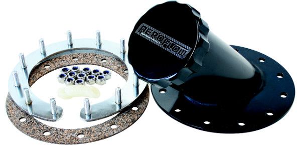 Remote Fuel Cell Filler 45° 2-1/2" Neck AF85-3000BLK