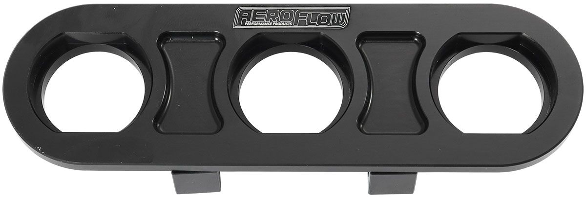 Universal Modular 3-Port Billet Bulkhead Plate AF88-2020BLK