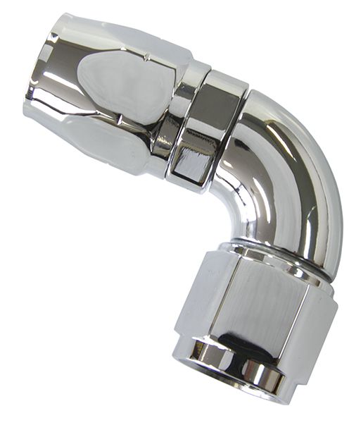 880 Elite Series Full Flow Cutter Swivel 90° Hose End -4AN AF883-04