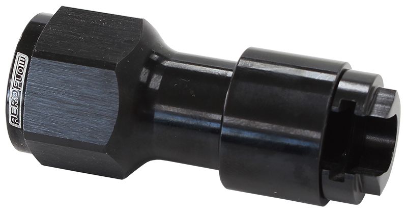 Push-On 5/16" Female EFI Fuel Fitting - Black AF908-06-01BLK