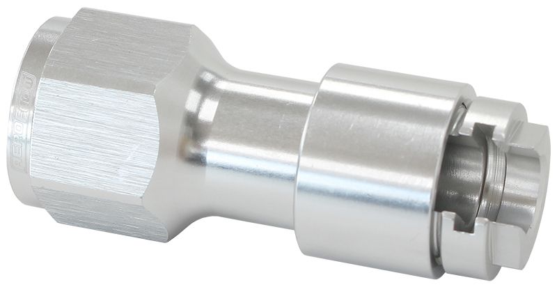 Push-On 5/16" Female EFI Fuel Fitting - Silver AF908-06-01S