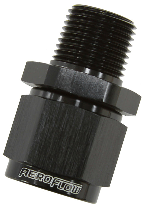 Male NPT to Female AN Straight Fitting 1/8" to -3AN AF916-03-02BLK