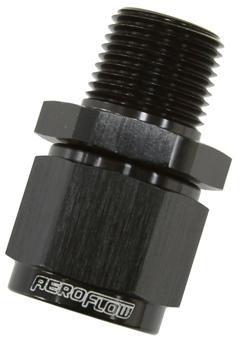 Male NPT to Female AN Straight Fitting 1/4" to -8AN AF916-08-04BLK