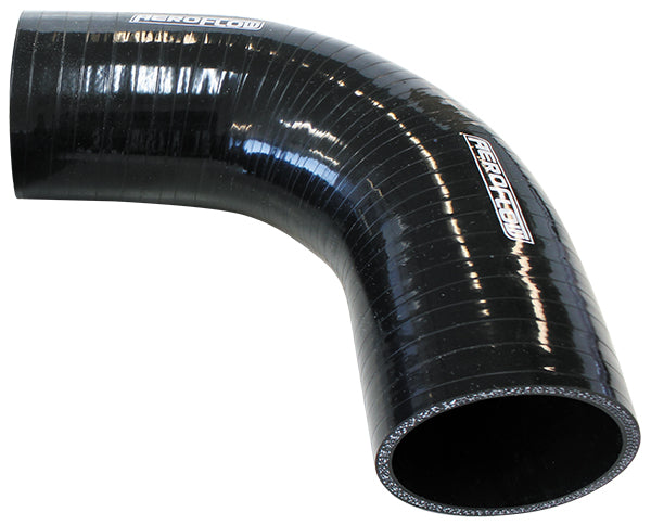 Gloss Black 90° Silicone Elbow Hose 1/2" (13mm) I.D AF9203-050