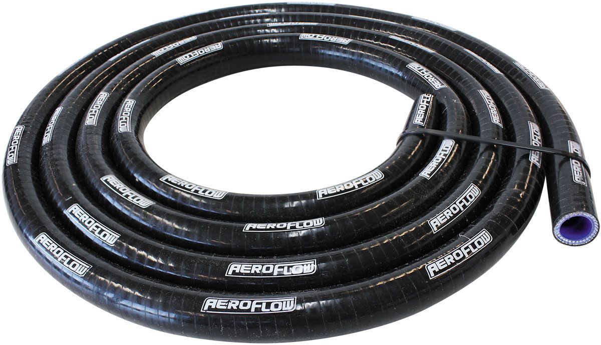 Gloss Black Reinforced Silicone Heater Hose 3/8" (10mm) I.D AF9255-038-5