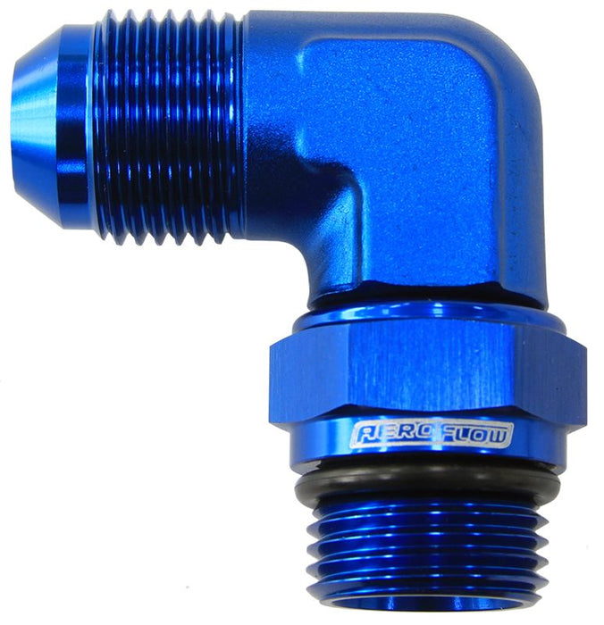 90° ORB Swivel to Male Flare Adapter -6AN to -6AN AF949-06