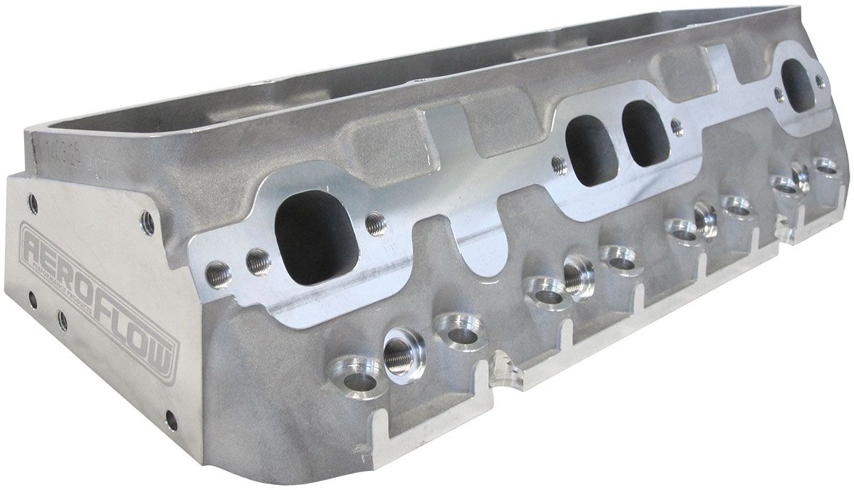 Bare Small Block Chev 327-350-400 186cc Aluminium Cylinder Heads with 67cc Chamb