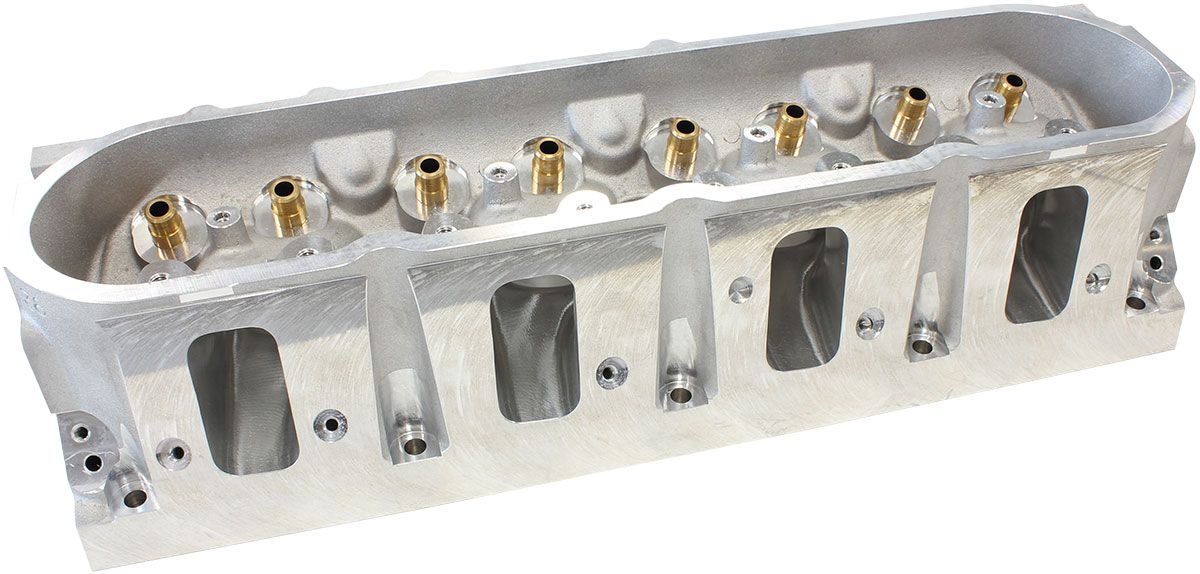 Bare GM LS3 4 Bolt 276cc CNC Ported Aluminium Cylinder Heads with 70cc Chamber (