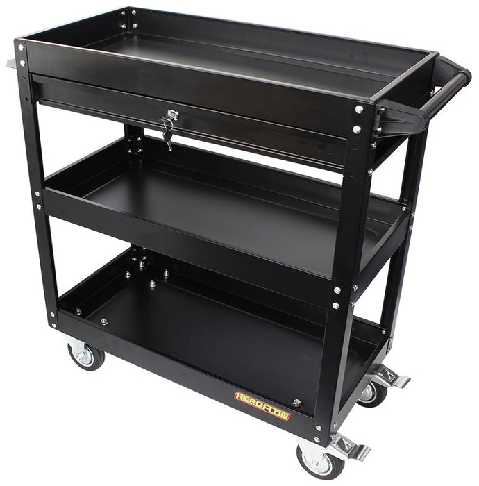 3 Tier Workshop Trolley with Lockable Drawer AF98-2032