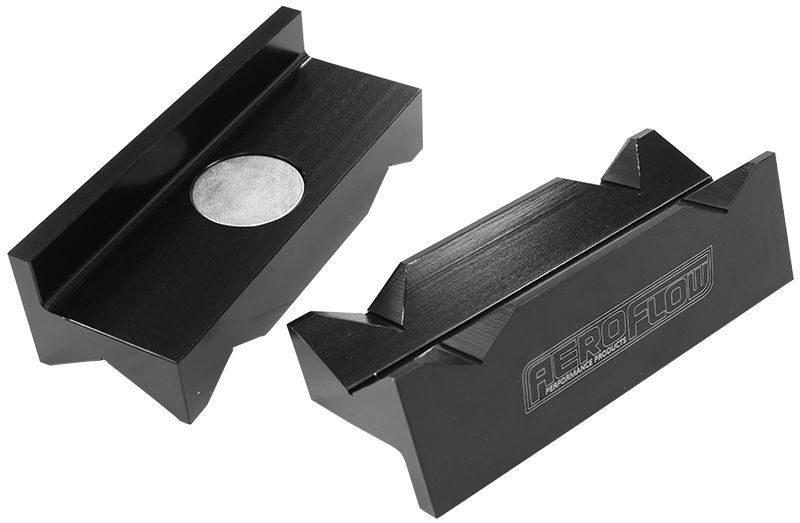 Billet Aluminium Magnetic Vice Jaws - Black AF98-2041