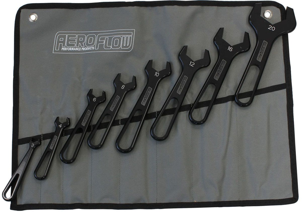 8-Piece Aluminium Pro Wrench Set -3AN to -20AN AF98-2255