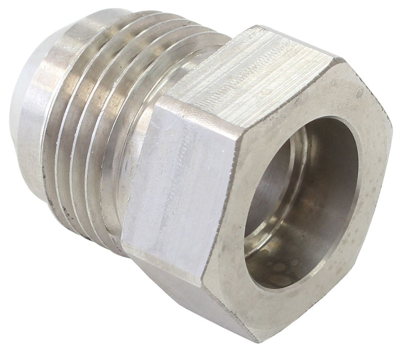 Weld-On Stainless Steel Male Hex -6AN Fitting AF999-06SSH