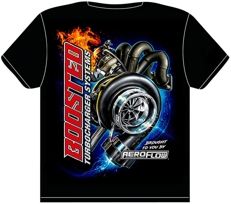 Aeroflow Boosted Black X-Large T-Shirt AFBOOSTED-XL