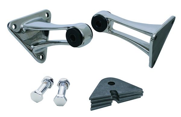 SB Chev Polished S/S Engine Mounts AHRP62802