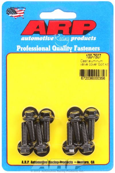 Valve Cover Bolt Kit, Hex Head Black Oxide AR100-7507