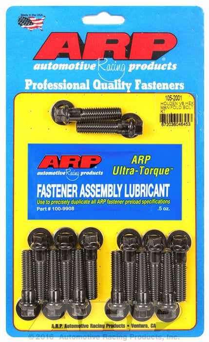 Intake Manifold Bolt Kit, Hex Head Black Oxide AR105-2001