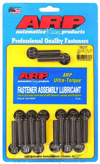 Intake Manifold Bolt Kit, 12-Point Black Oxide AR105-2101