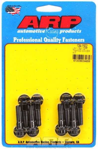 Timing Cover Bolt Kit, 12-Point Head Black Oxide AR134-1502