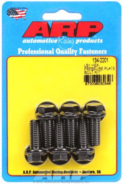 Pressure Plate Bolt Kit, Hex Head Black Oxide AR134-2201