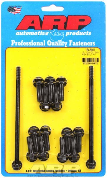 Oil Pan Bolt Set, Hex Head Black Oxide AR134-6901