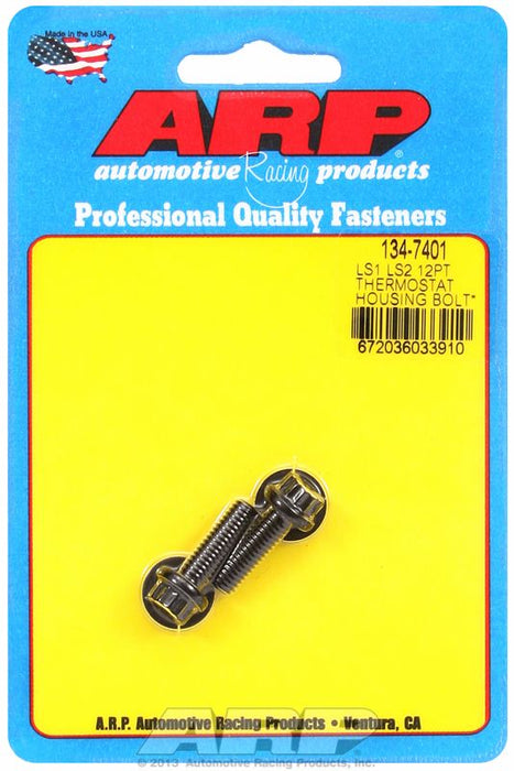 Thermostat Housing Bolt Kit, 12-Point Head Black Oxide AR134-7401