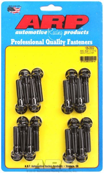 Intake Manifold Bolt Kit, Hex Head Black Oxide AR135-2002