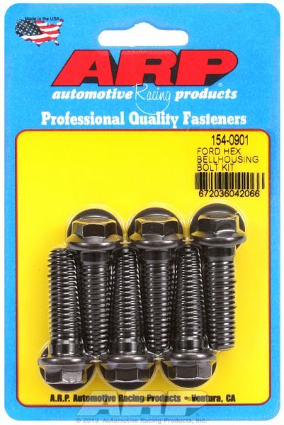 Bellhousing Bolt Kit, Hex Nut Black Oxide AR154-0901