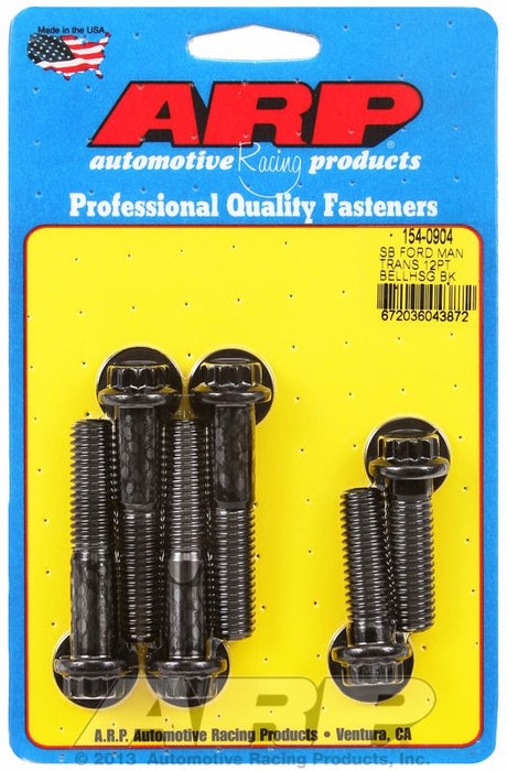 Bellhousing Bolt Kit, 12-Point Head Black Oxide AR154-0904