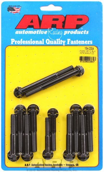 Intake Manifold Bolt Kit Hex Head, Black Oxide AR154-2004