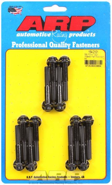 Intake Manifold Bolt Kit, 12-Point Head Black Oxide AR154-2101