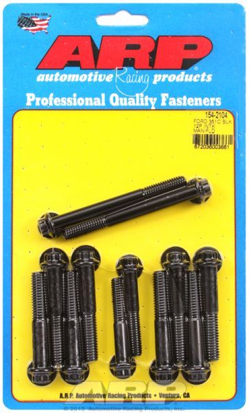 Intake Manifold Bolt Kit, 12-Point Head Black Oxide AR154-2104