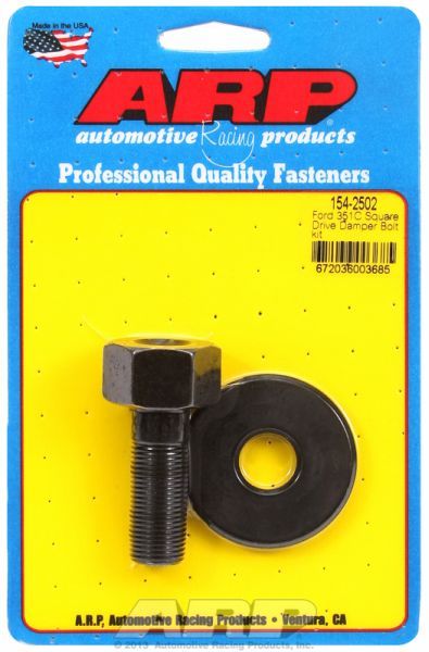 Harmonic Balancer Bolt, Hex Head Black Oxide AR154-2502