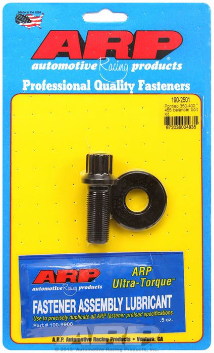 Harmonic Balancer Bolt, 12-Point Black Oxide AR190-2501