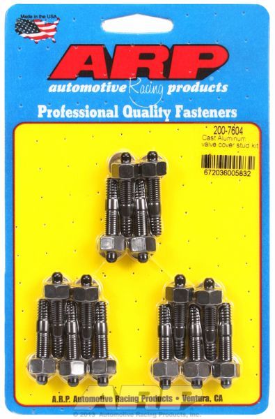 Valve Cover Stud Kit, Hex Nut Black Oxide AR200-7604