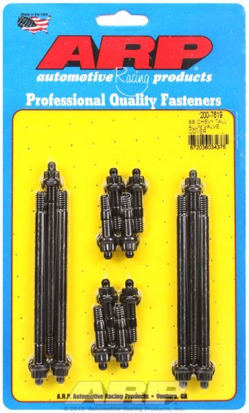 Valve Cover Stud Kit, 12-Point Nut Black Oxide AR200-7619