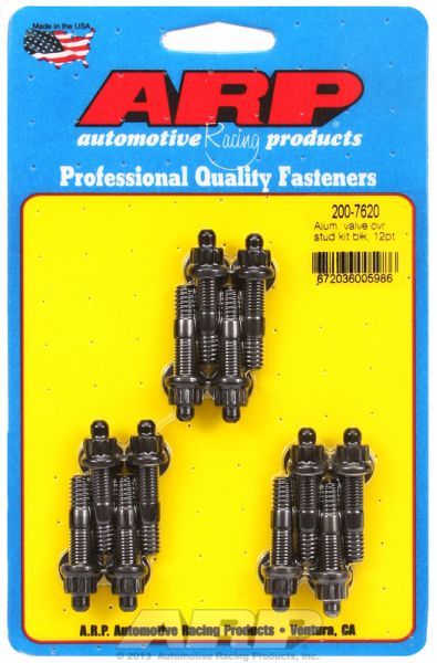 Valve Cover Stud Kit, 12-Point Nut Black Oxide AR200-7620