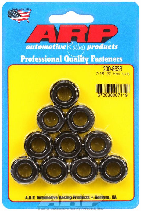 Hex Nut With Flange, Chrome Moly AR200-8636