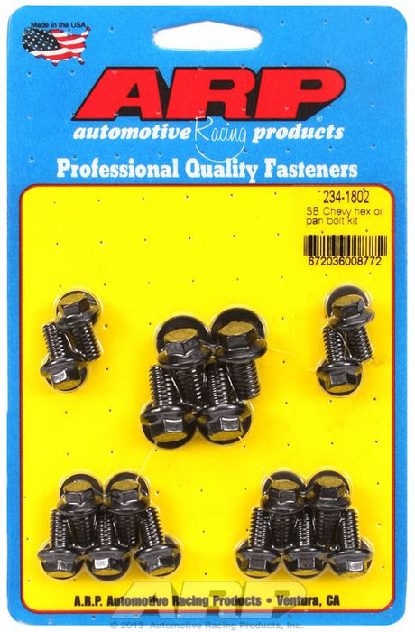 Oil Pan Bolt Kit, Hex Head Black Oxide AR234-1802