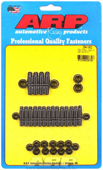 Oil Pan Stud Kit, 12-Point Nut Black Oxide AR234-1902