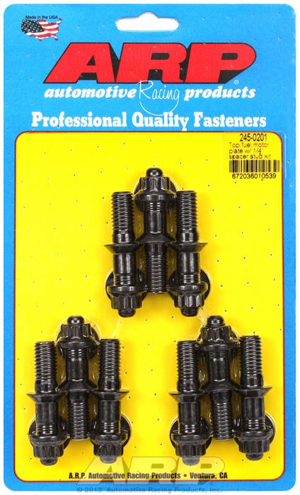 Bellhousing Stud Kit, 12-Point Nut Black Oxide AR245-0201