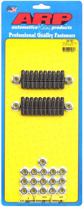 Oil Pan Stud Kit, Hex Head Black Oxide AR245-1901