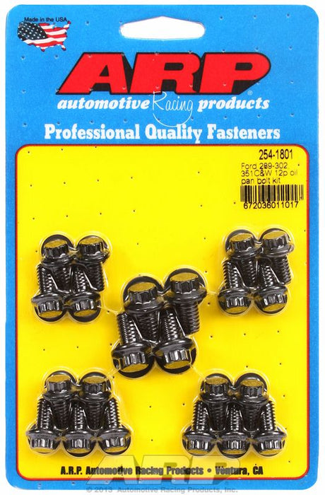 Oil Pan Bolt Kit, 12-Point Nut Black Oxide AR254-1801