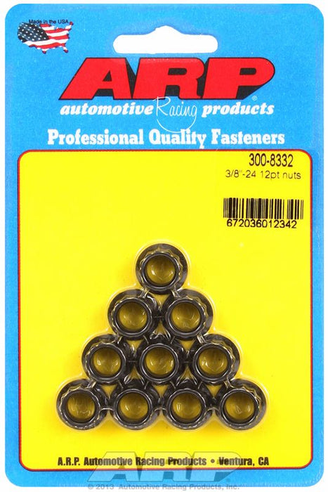 12-Point Nut, Chrome Moly Black Oxide AR300-8332