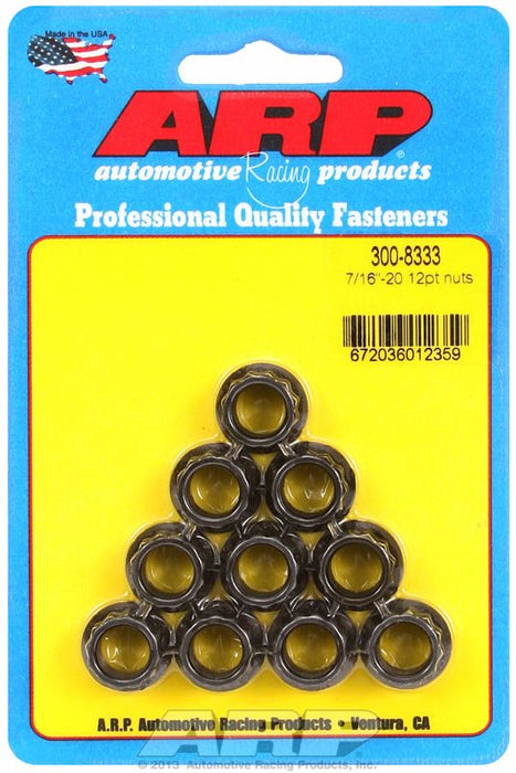 12-Point Nut, Chrome Moly Black Oxide AR300-8333