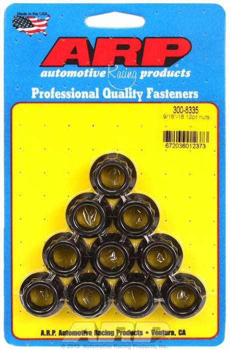 12-Point Nut, Chrome Moly Black Oxide AR300-8335