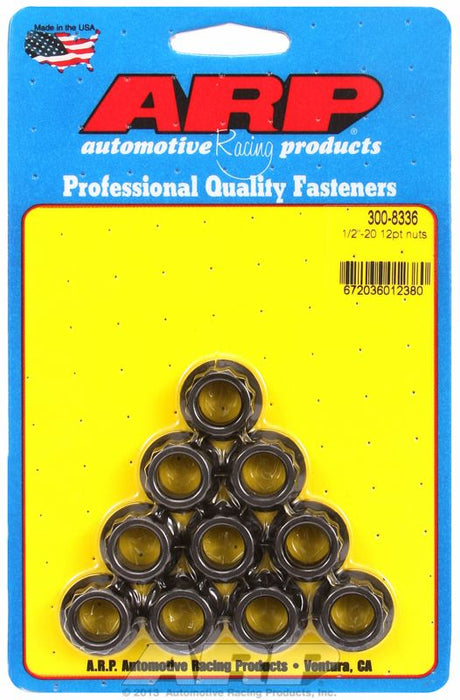 12-Point Nut, Chrome Moly Black Oxide AR300-8336