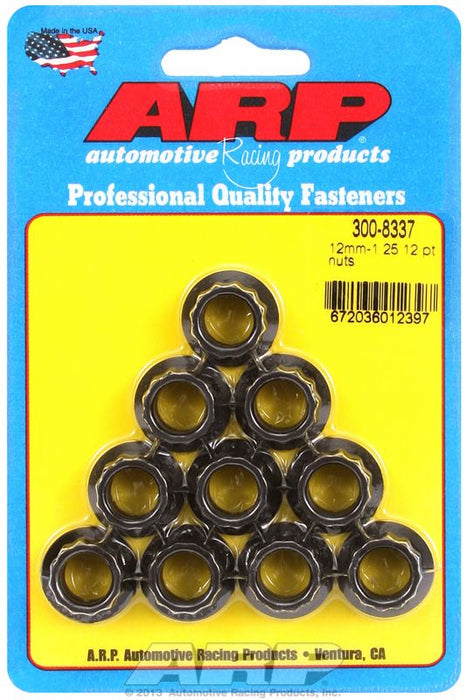 12-Point Nut, Chrome Moly Black Oxide AR300-8337