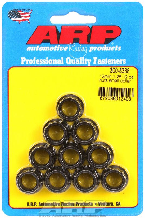 12-Point Nut, Chrome Moly Black Oxide AR300-8338